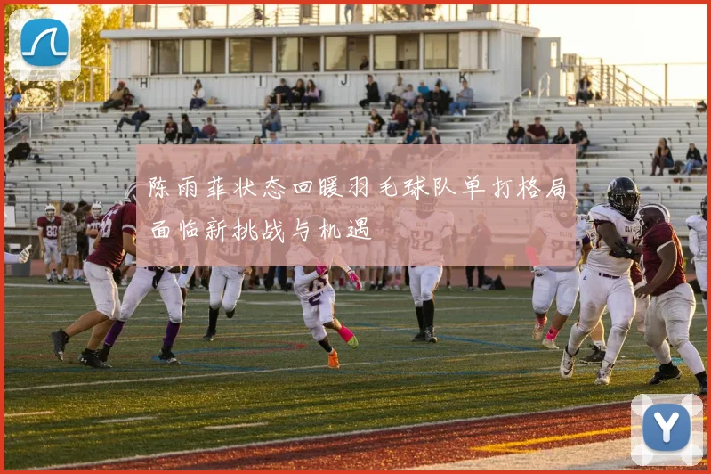 陈雨菲状态回暖羽毛球队单打格局面临新挑战与机遇
